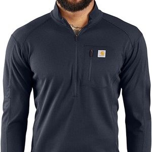 (1801) Carhartt Men's Tall Size Force Tech Quarter-Zip Thermal Long Sleeve Shirt
